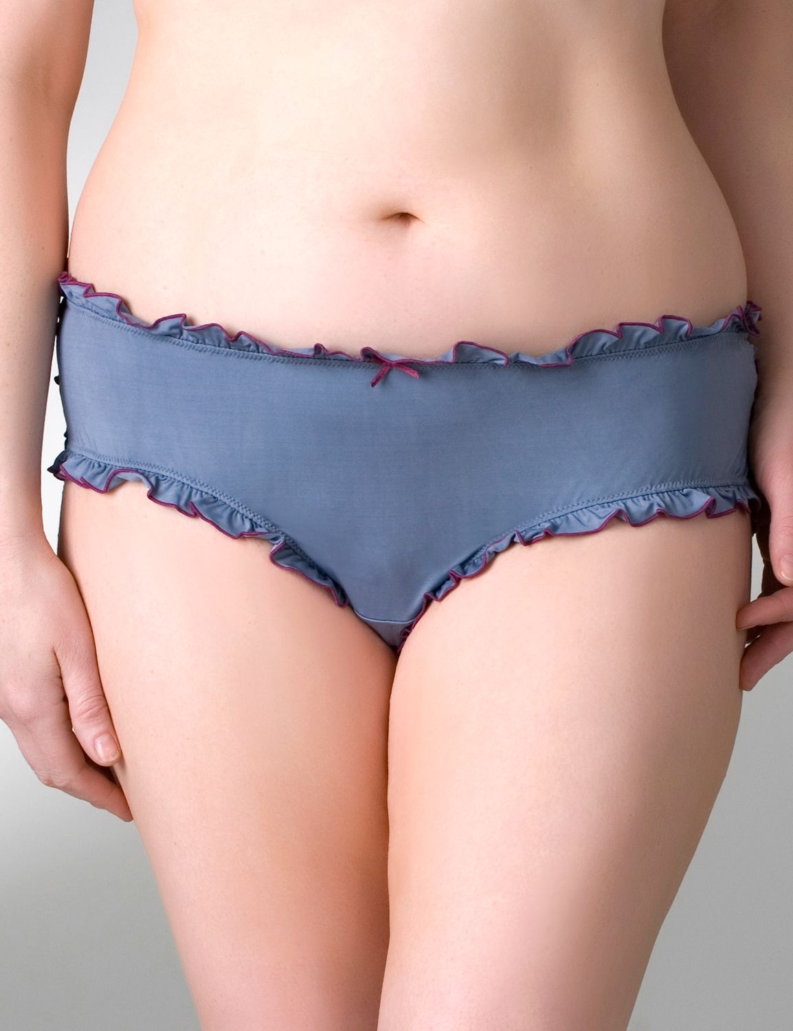 Ruffle microfiber hipster::Panties~~hipsters
