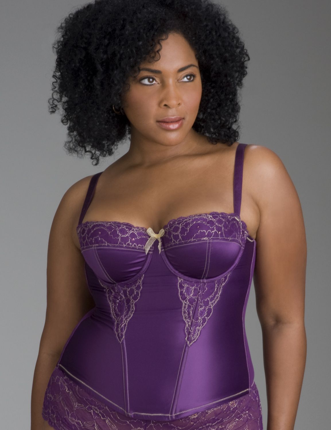 Imperial purple corset