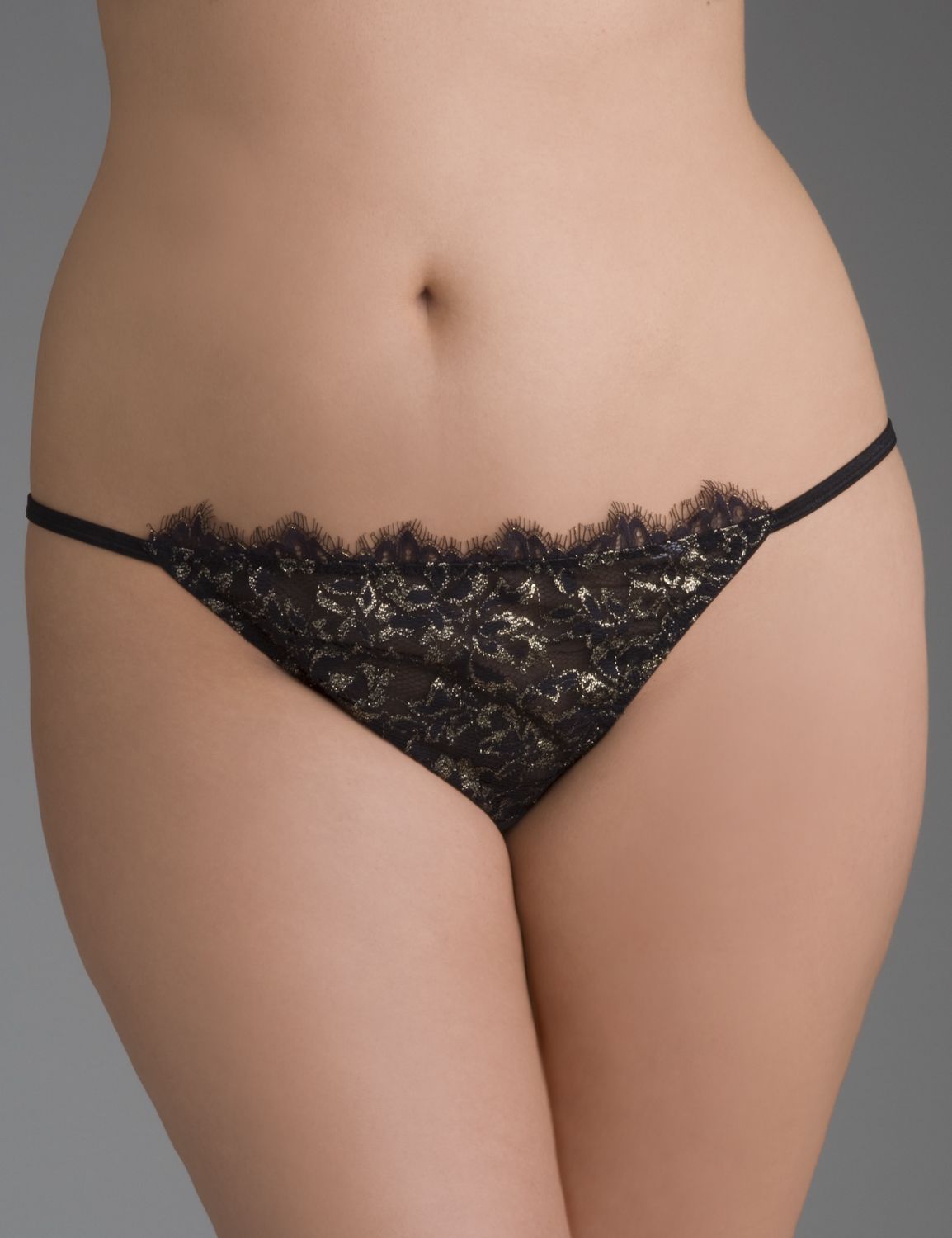 Lane Bryant Lace and metallic g string
