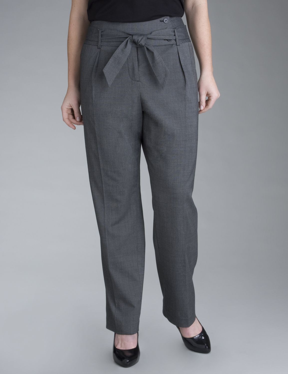 Tweed tapered carrot pant::New Arrivals~~Bottoms