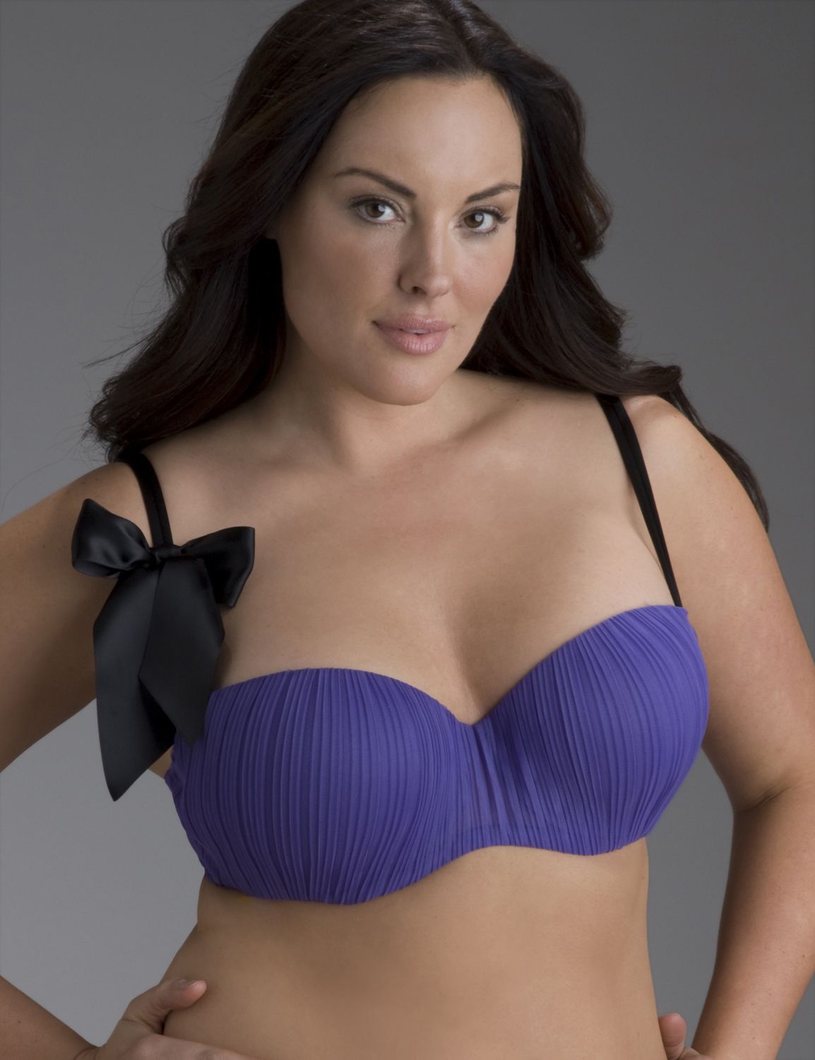 Lane Bryant Pleated bandeau bra