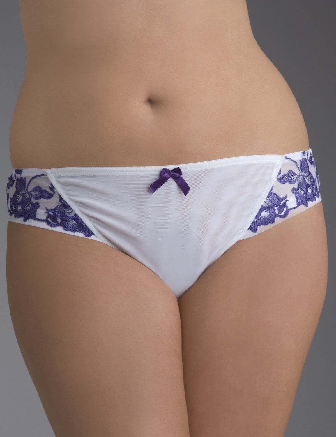Lane Bryant Embroidered hipster