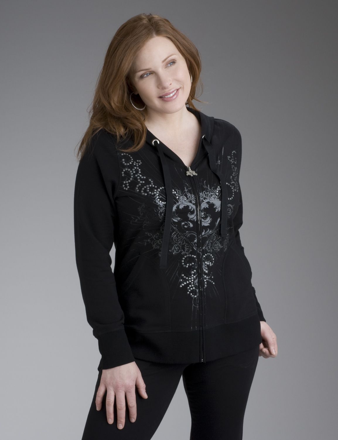 Lane Bryant Seven7 graphic hoodie