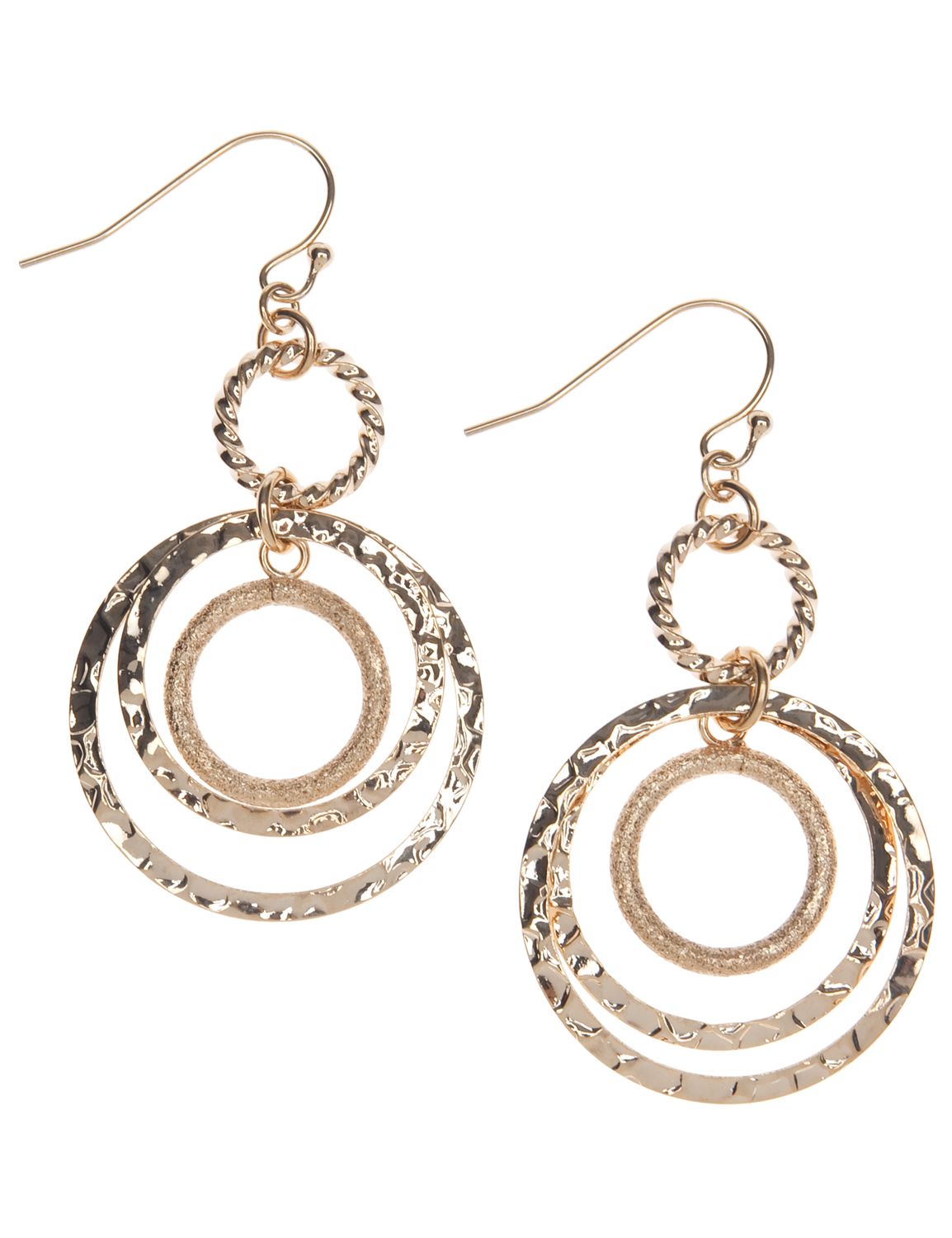 Textured hoop earrings::New Arrivals~~jewelry