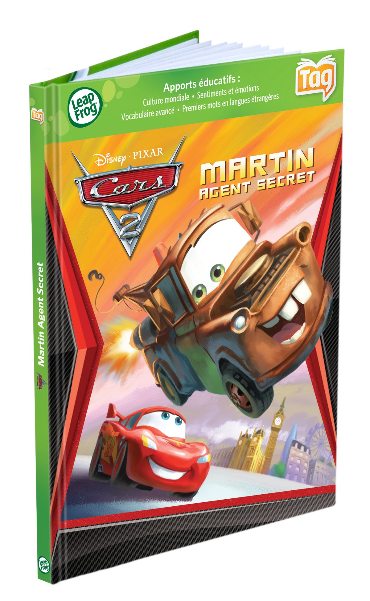 Livre Tag™ - Cars 2 Disney•Pixar - Version française