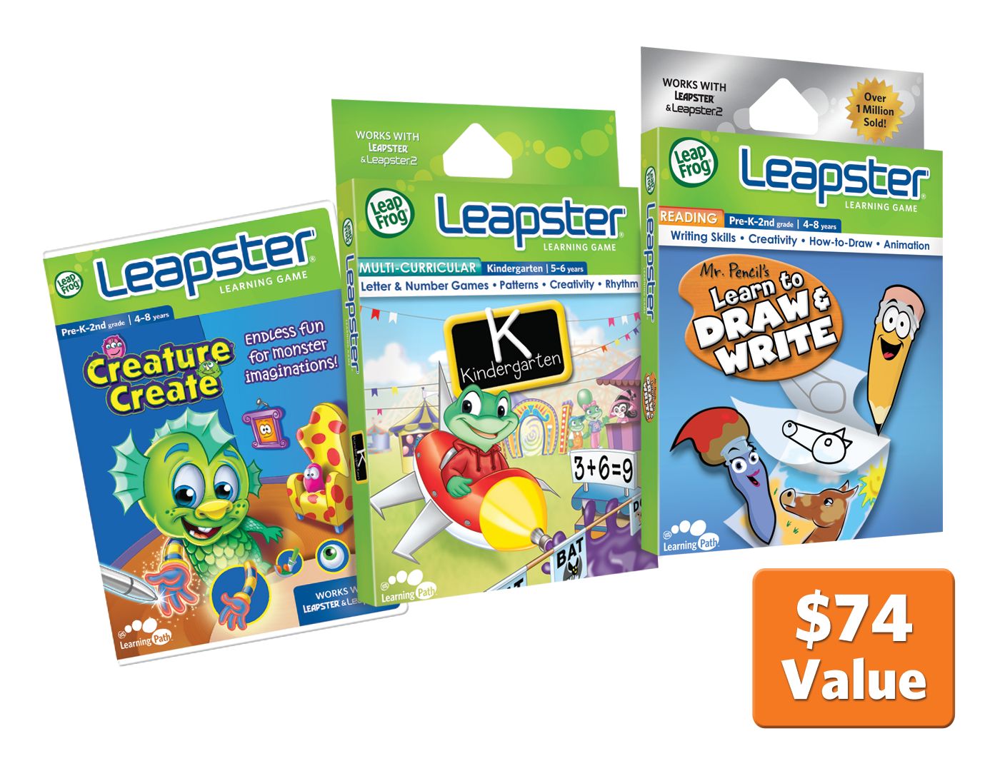 Leapster® Kindergarten Super Game Bundle