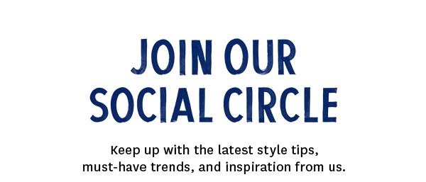 Join Our Social Circle