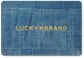 Gold lettering with blue jean background e-gift card