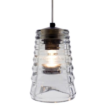 Pressed Glass Pendant - Tube by Tom Dixon - OPEN BOX RETURN