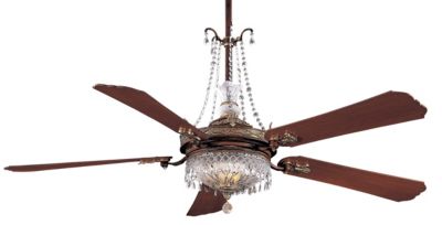 Cristafano Ceiling Fan with Light by Minka Aire