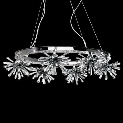 Lenka 36 Oval Crystal Chandelier by Eurofase