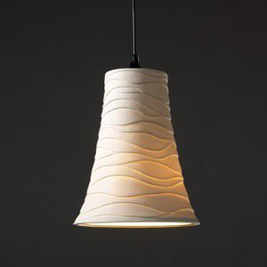 Limoges Flared Shade Pendant by Justice Design