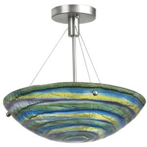 Aqueous Laguna Semi-Flush by Kalco Lighting