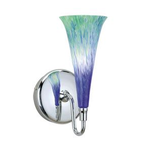 Art Glass Flute Round Sconce by WAC Lighting