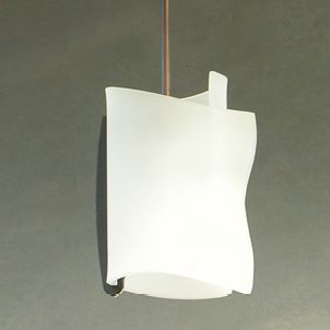 Rolled Glass Pendant by Johnson Art Studio