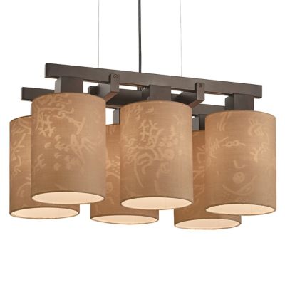Kimono 6-Light Chandelier by George Kovacs