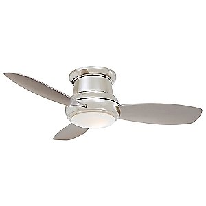Flush Ceiling Fans  Lights on Concept Ii Flush 44 In  Ceiling Fan With Optional Light By Minka Aire