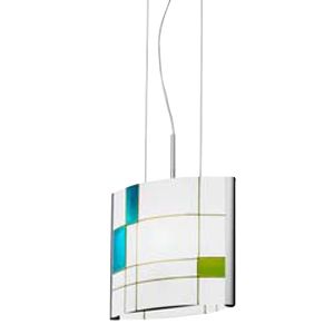 Appliquations Mondrian Single Pendant by Oggetti Luce