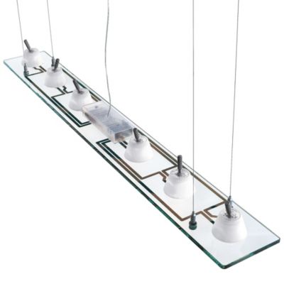 Lastra 6 Light Suspension by Flos