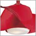 High Gloss Pure Red with Etched Opal