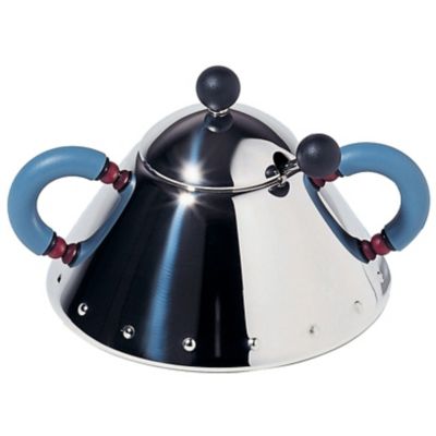 Michael Graves Sugar Bowl with Spoon by Alessi