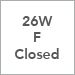 26W Fluorescent Closed