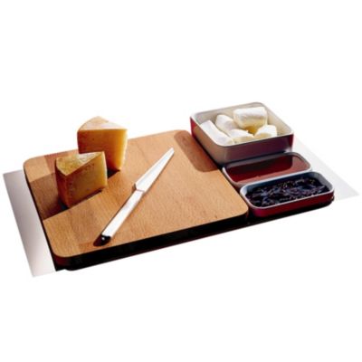 Programma 8 Chopping Board & Cheese Set by Alessi