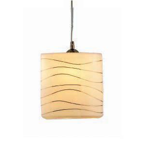 Wave Oval Pendant by Oggetti Luce