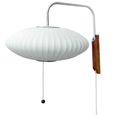 Saucer Bubble Wall Sconce by George Nelson