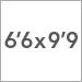 6 ft. 6 in. x 9 ft. 9 in.