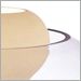 Clear with White Frosted Glass