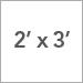2' x 3'