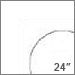 24 Inch Diameter Circle Rail