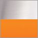 Satin Nickel with Sunrise Orange Inside