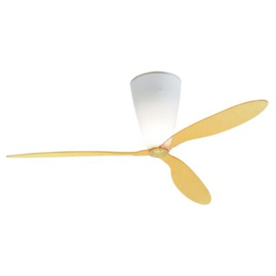 Blow Ceiling Fan with Light by Luceplan