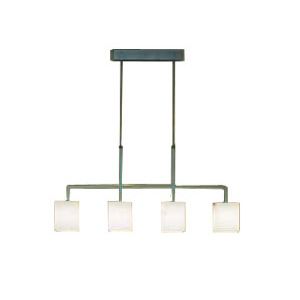 Cubox Four Light Telescoping Linear Suspension by Illuminating Experiences