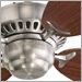 Brushed Steel with Mahogany