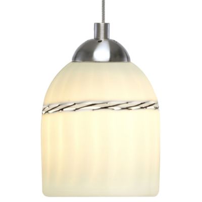 Bimbi White Band Pendant by Oggetti Luce