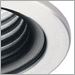 Black Baffle with White Trim