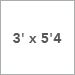 3' x 5'4