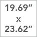 19.69 x 23.62 inch