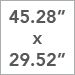 45.28 x 29.52 inch
