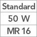 Standard Housing Hal 50W MR 16