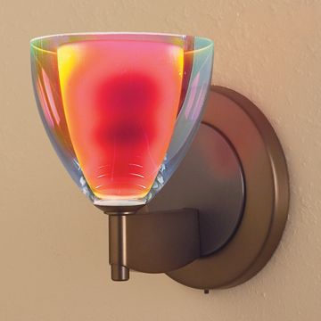 Rainbow II Round Wall Sconce by Bruck Lighting Systems