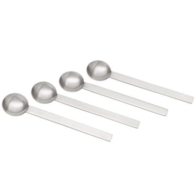 UTILO Set of 4 Cappuccino Spoons by Blomus