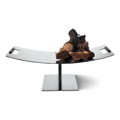Fireside Log Stand by Peter Maly