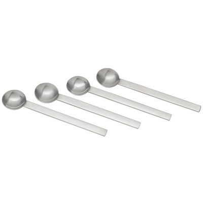 UTILO Set of 4 Espresso Spoons by Blomus
