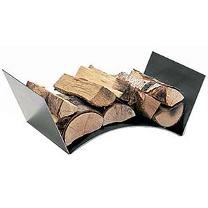 Wood Bridge Log Holder by Conmoto