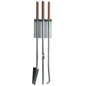Wall Mounted Fireside Tools by Peter Maly