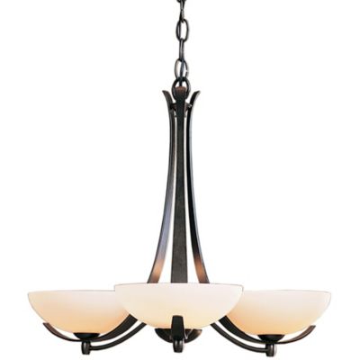 Aegis Three Arms Chandelier by Hubbardton Forge